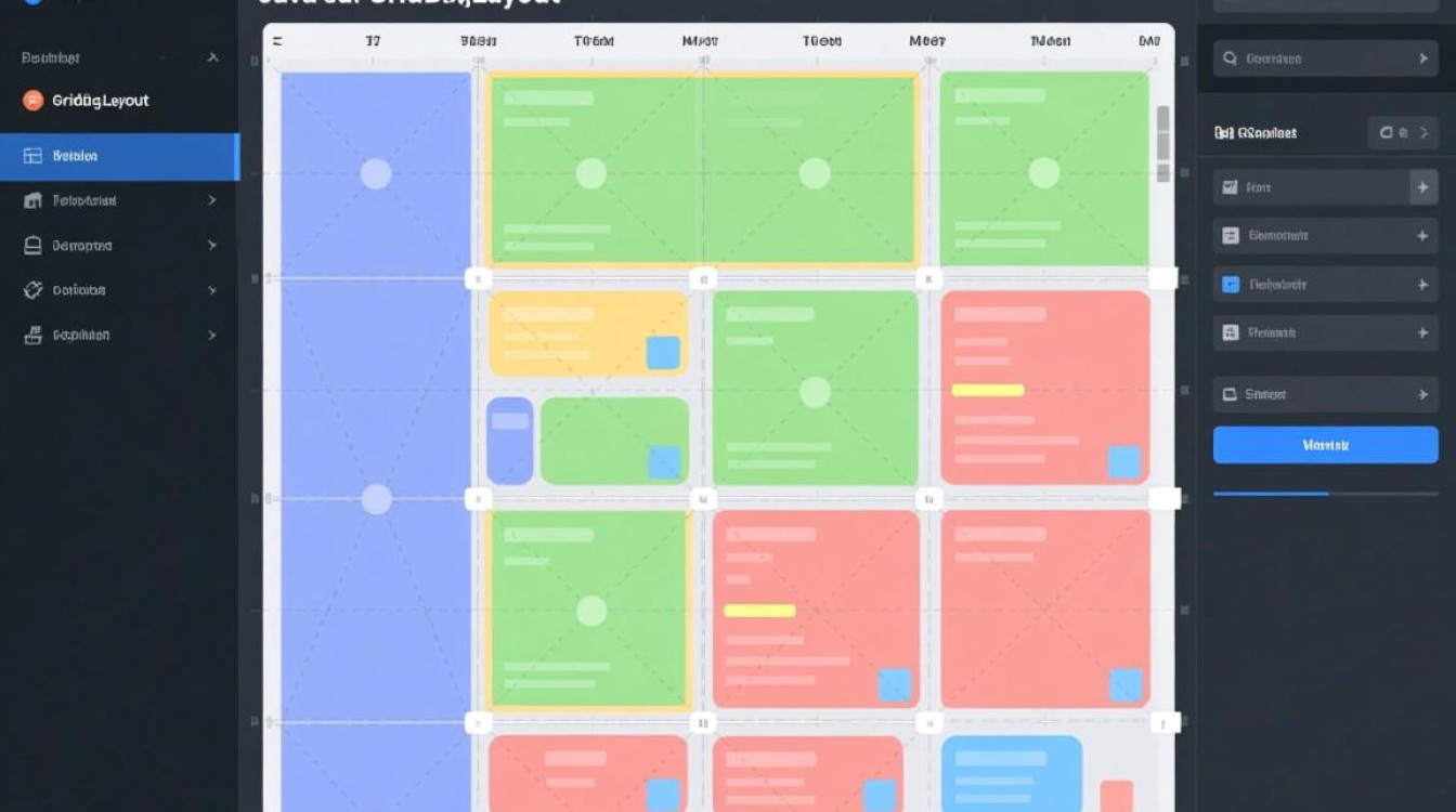 Java网格布局如何添加组件到指定行列位置？