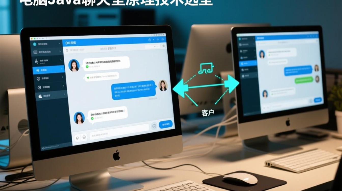 Java聊天室如何实现在不同电脑上实时聊天？