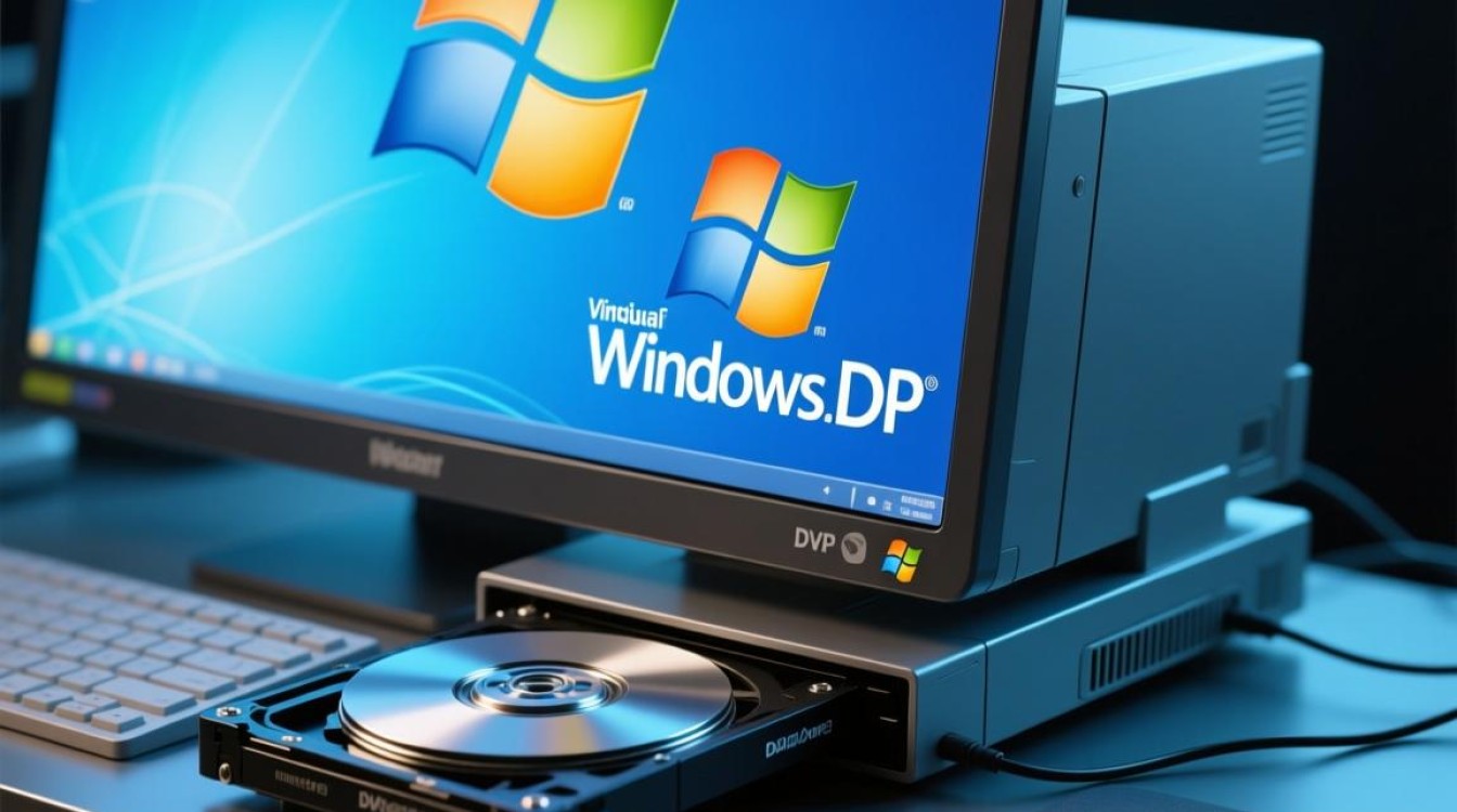 xp虚拟机如何加载dvd镜像文件？