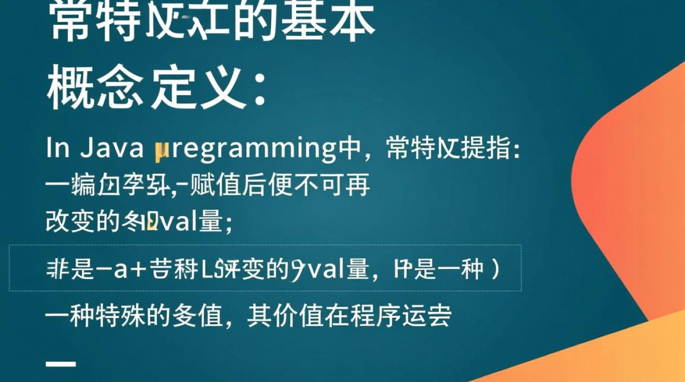 Java常量怎么介绍？新手如何快速理解并正确使用常量？