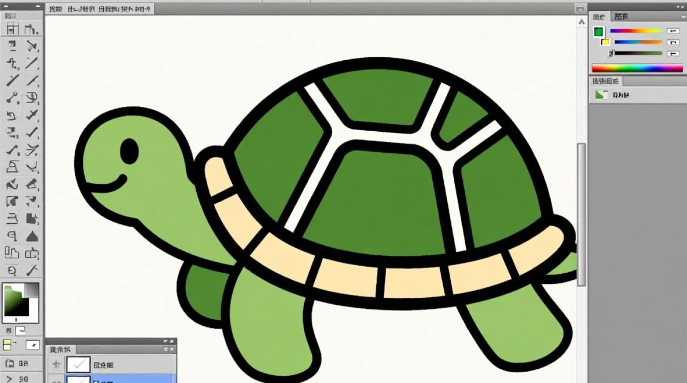 Java如何用代码绘制一只可爱的乌龟图形? Java如何用代码绘制一只可爱的乌龟图形?