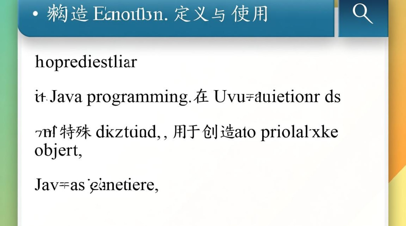Java中构造函数定义方法与注意事项是什么？