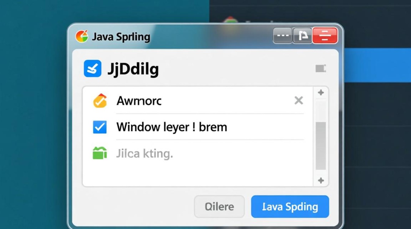 Java如何让JDialog始终置顶显示在最前端? Java如何让JDialog始终置顶显示在最前端?