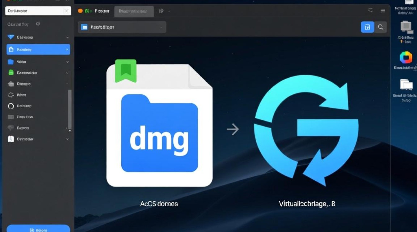dmg文件如何在虚拟机中打开或使用？