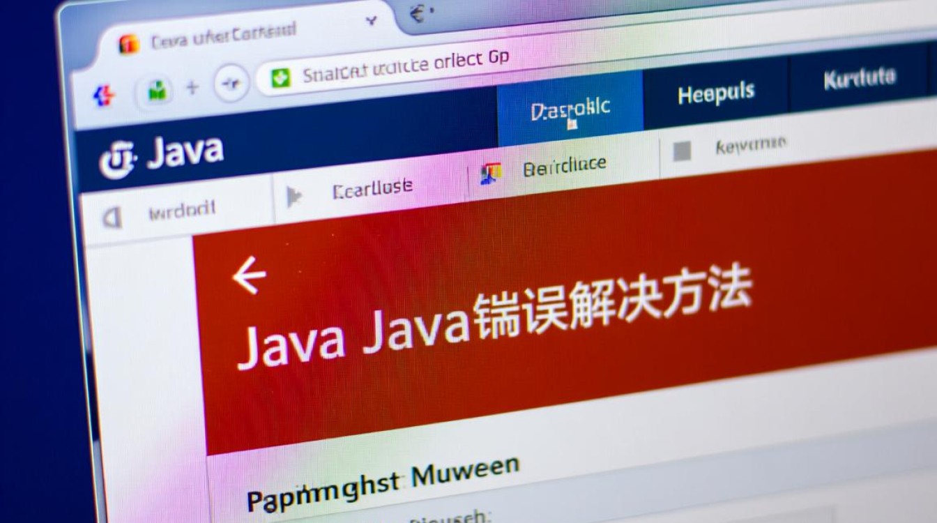 网页Java运行错误怎么解决？具体方法有哪些？