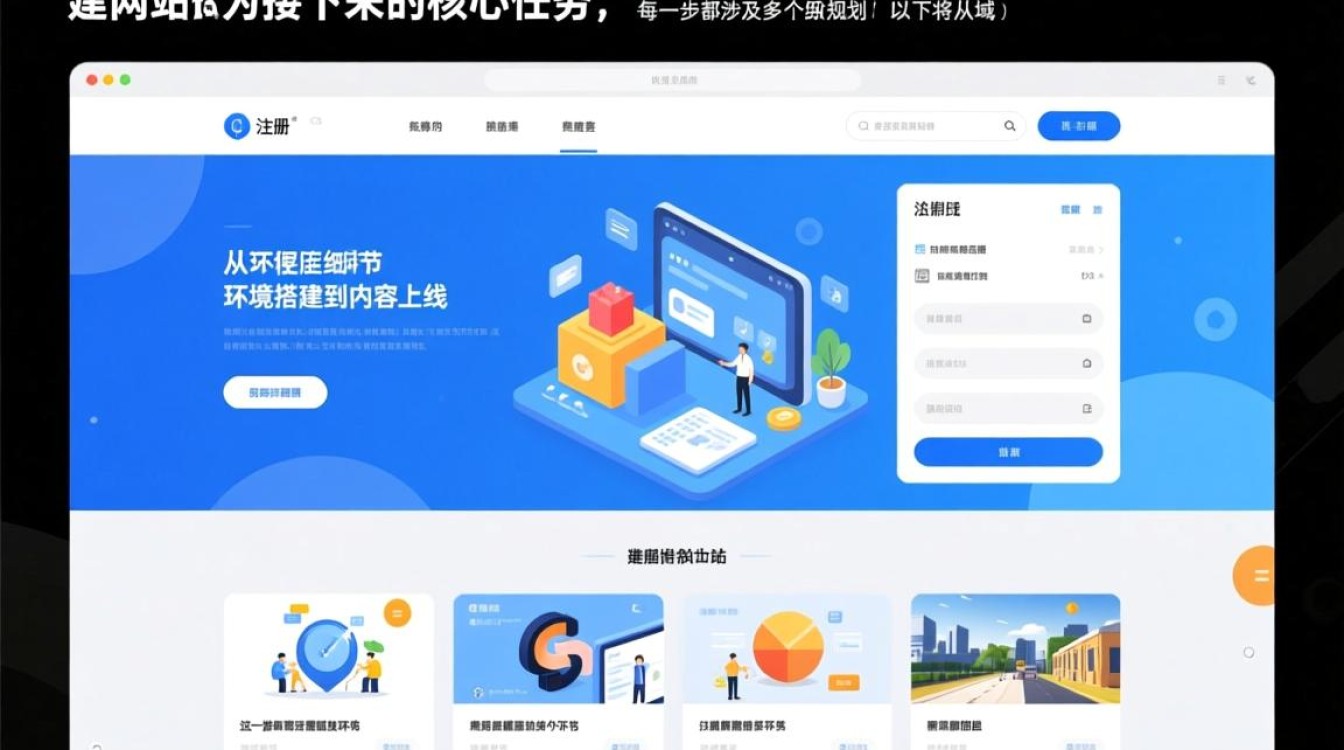 域名注册后怎么建网站？新手需要哪些步骤和工具？