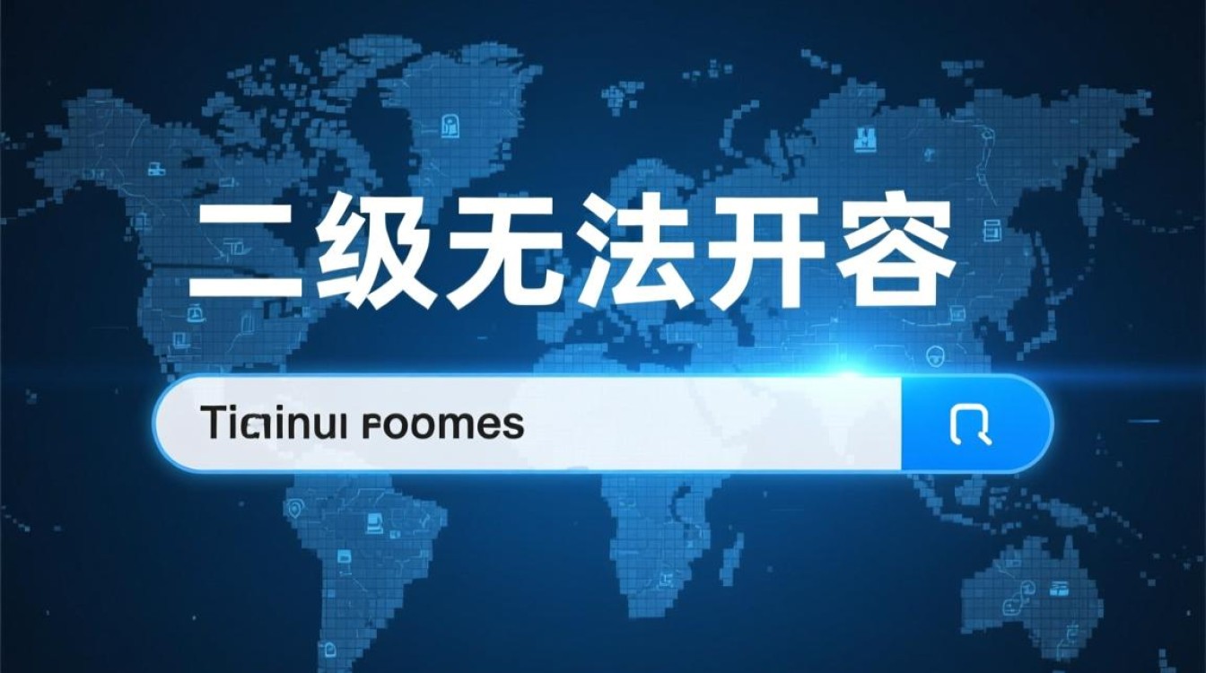 二级域名无法打开是什么原因导致的？