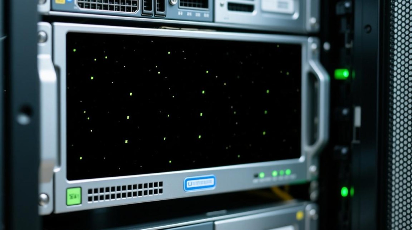 服务器正常启动后黑屏，显示器没信号怎么办？