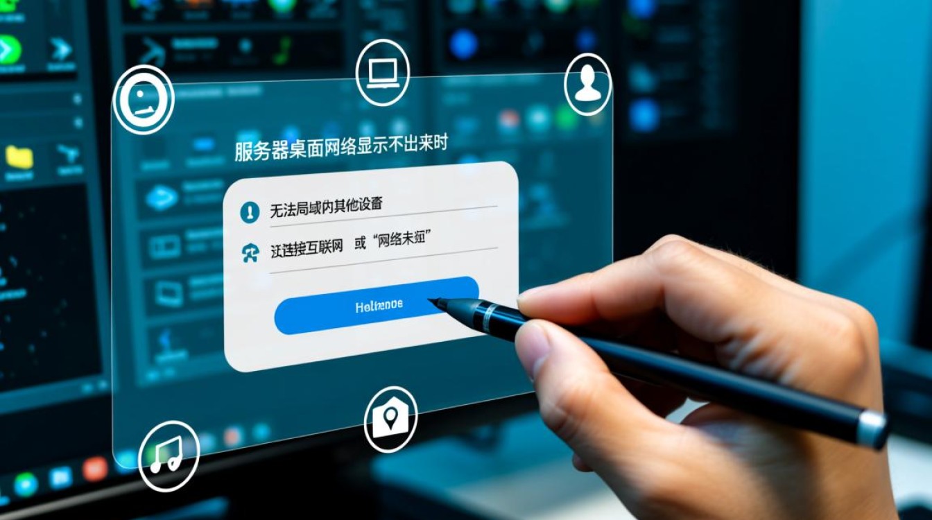 服务器桌面网络显示不出来怎么办？排查步骤与解决方法详解