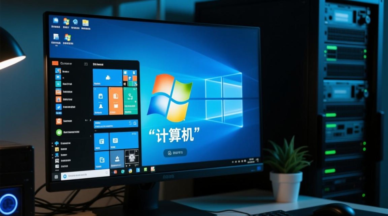 服务器桌面没有计算机，该如何远程访问或操作？