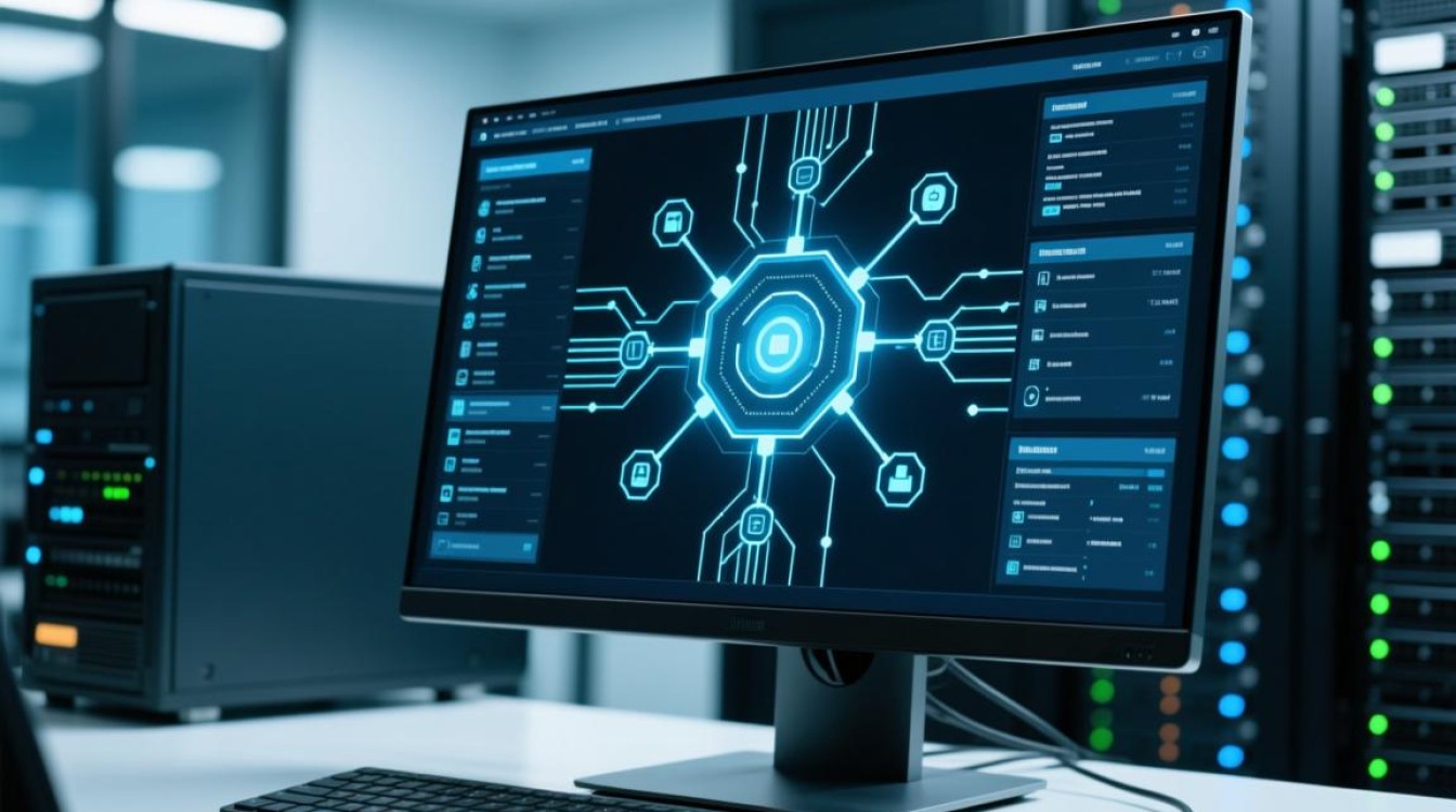 服务器桌面显示计算机网络连接，怎么办？