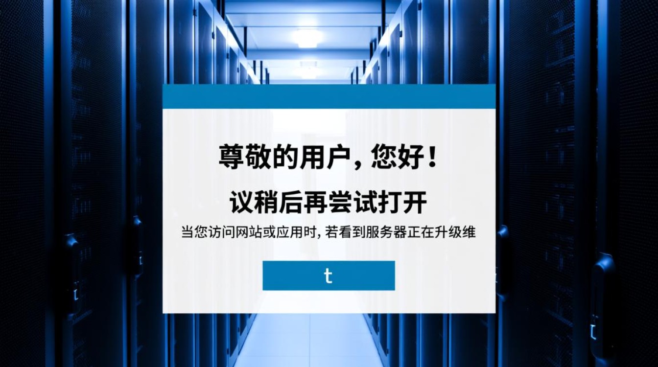 服务器升级维护中，稍后再试能打开吗？