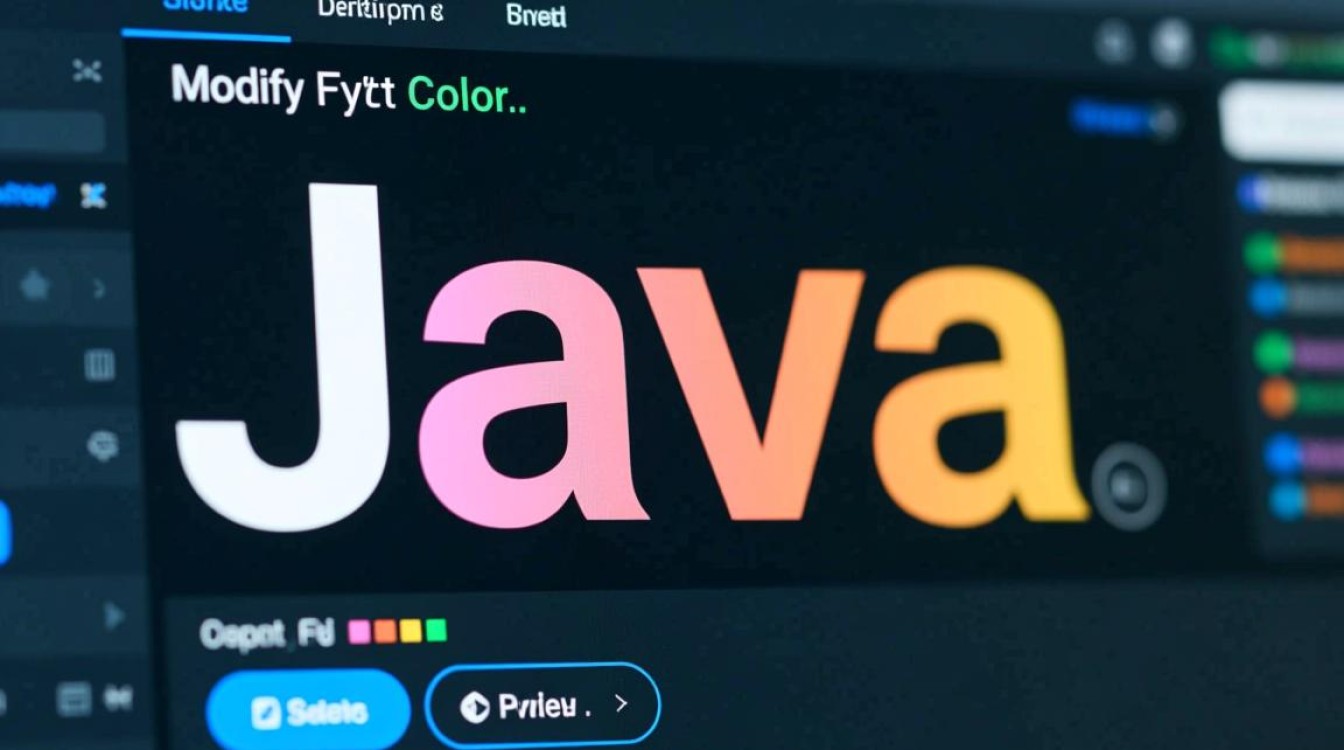 java怎么修改字体颜色 java怎么修改字体颜色