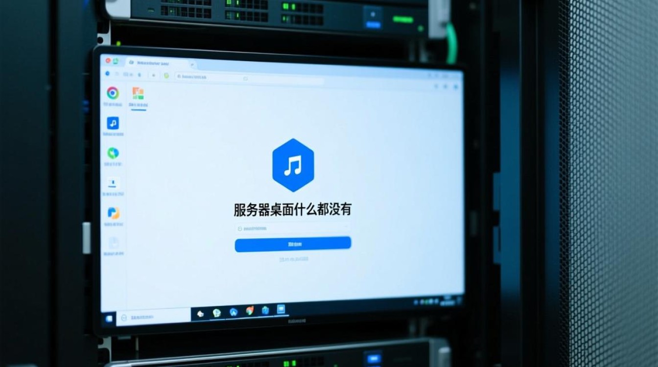 服务器桌面空白是故障还是正常设置？如何恢复桌面图标？