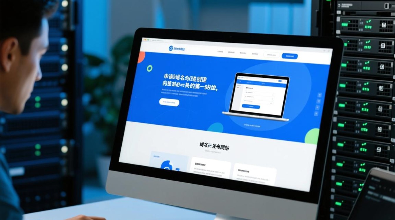 申请域名后如何发布网站