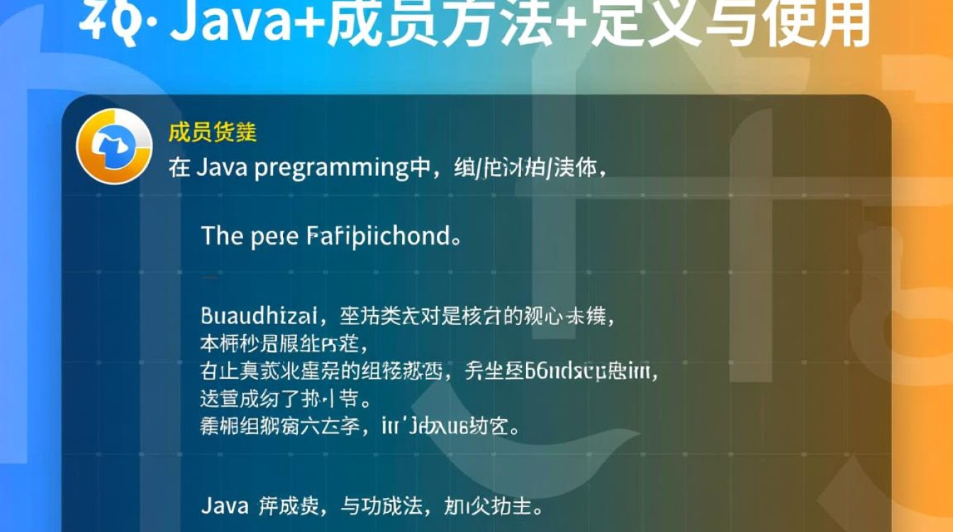 java怎么定义成员方法吗