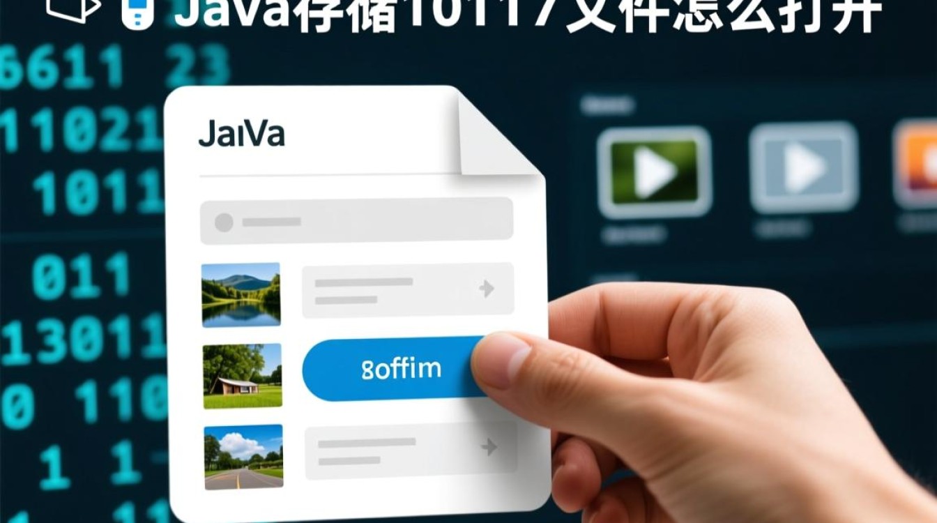 java存储二进制文件怎么打开