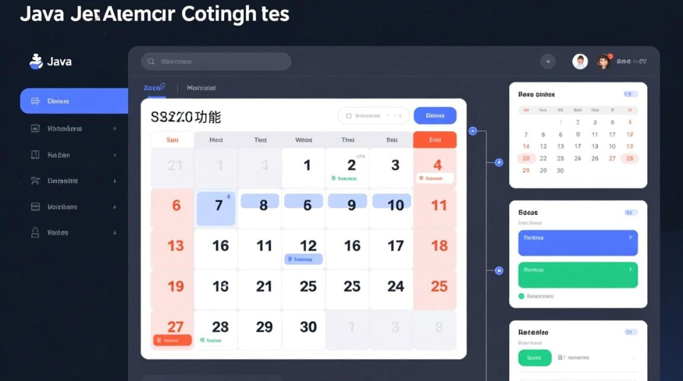 Java如何实现一个动态可交互的日历表功能？-好主机测评网