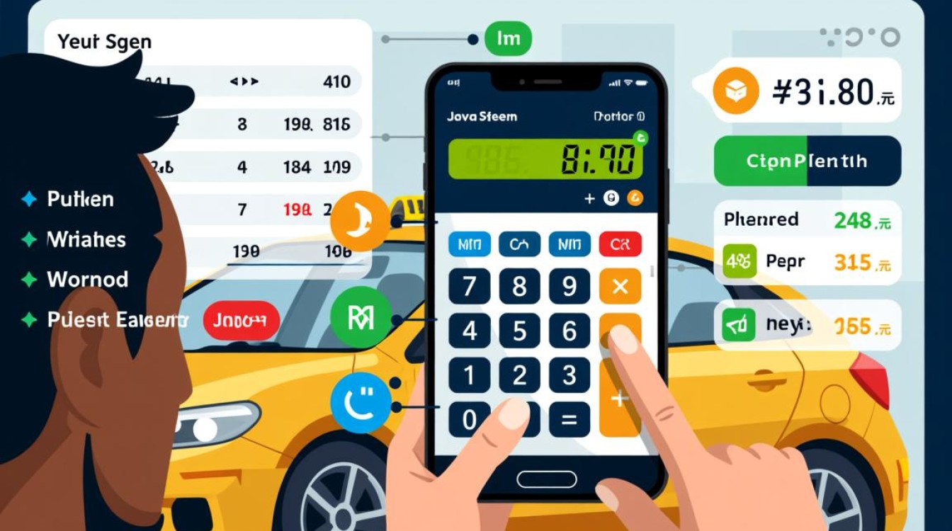 用java怎么出租车车费