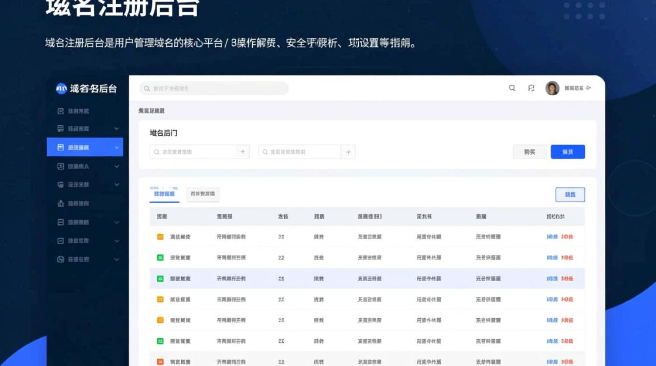 域名注册后台