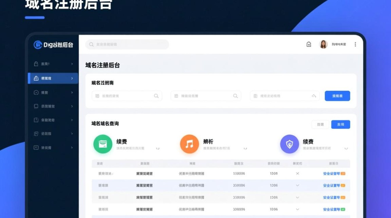 域名注册后台