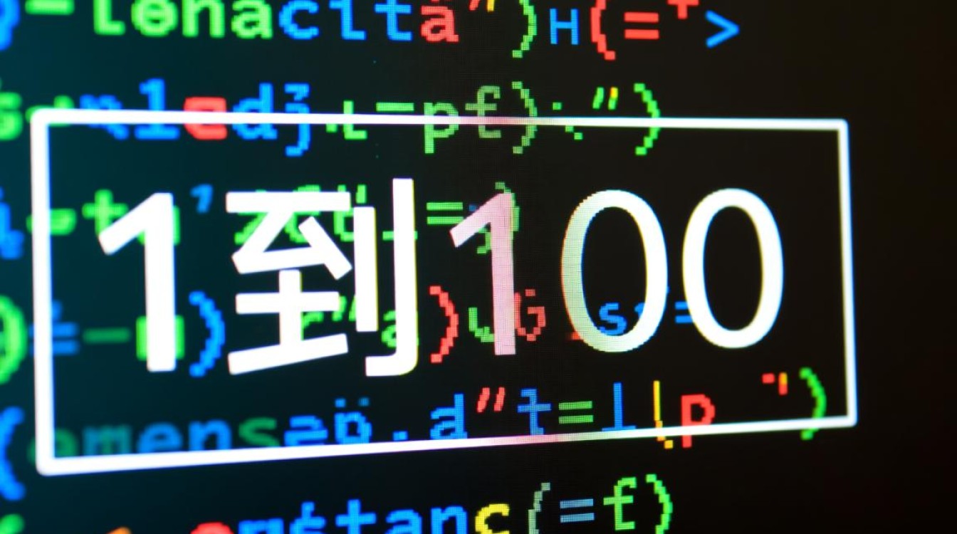 java中怎么表示1到100