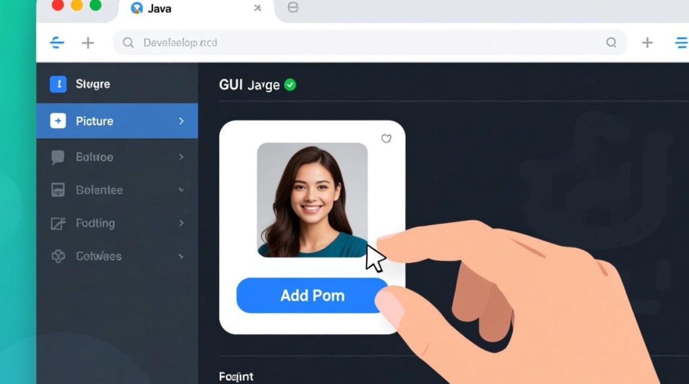 Java Swing中给按钮添加图片的具体代码怎么写？