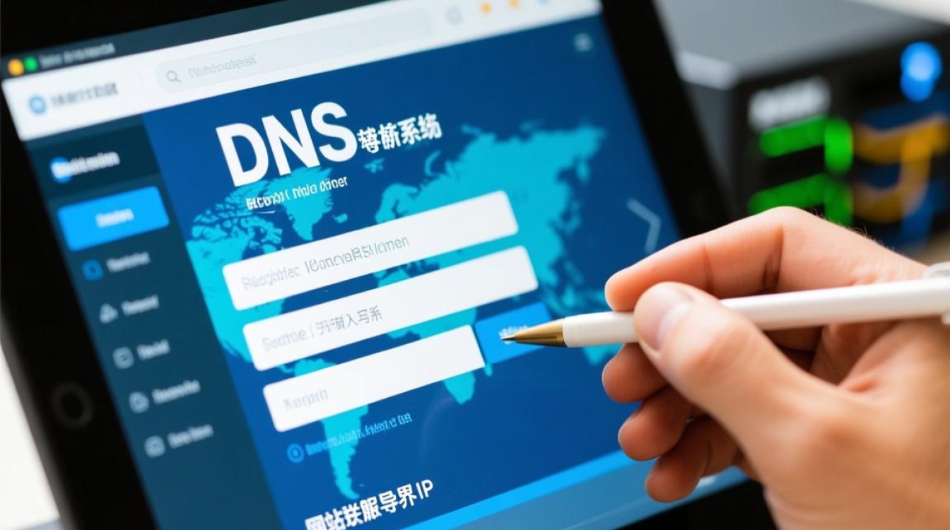 新手做网站域名解析DNS填写服务器地址和记录类型详细步骤怎么操作？