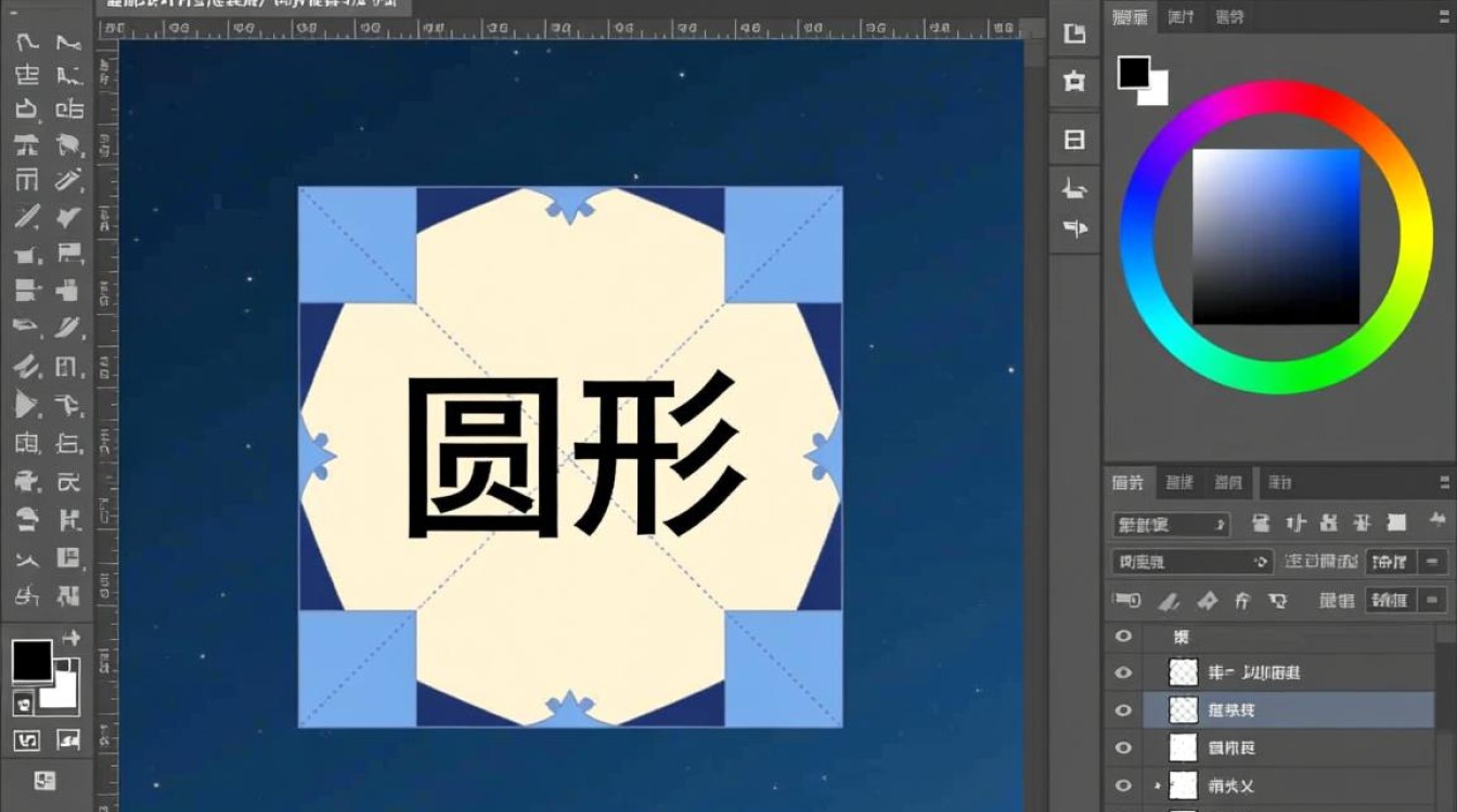 在Java面向对象编程中，如何定义圆形类并实现其属性方法？