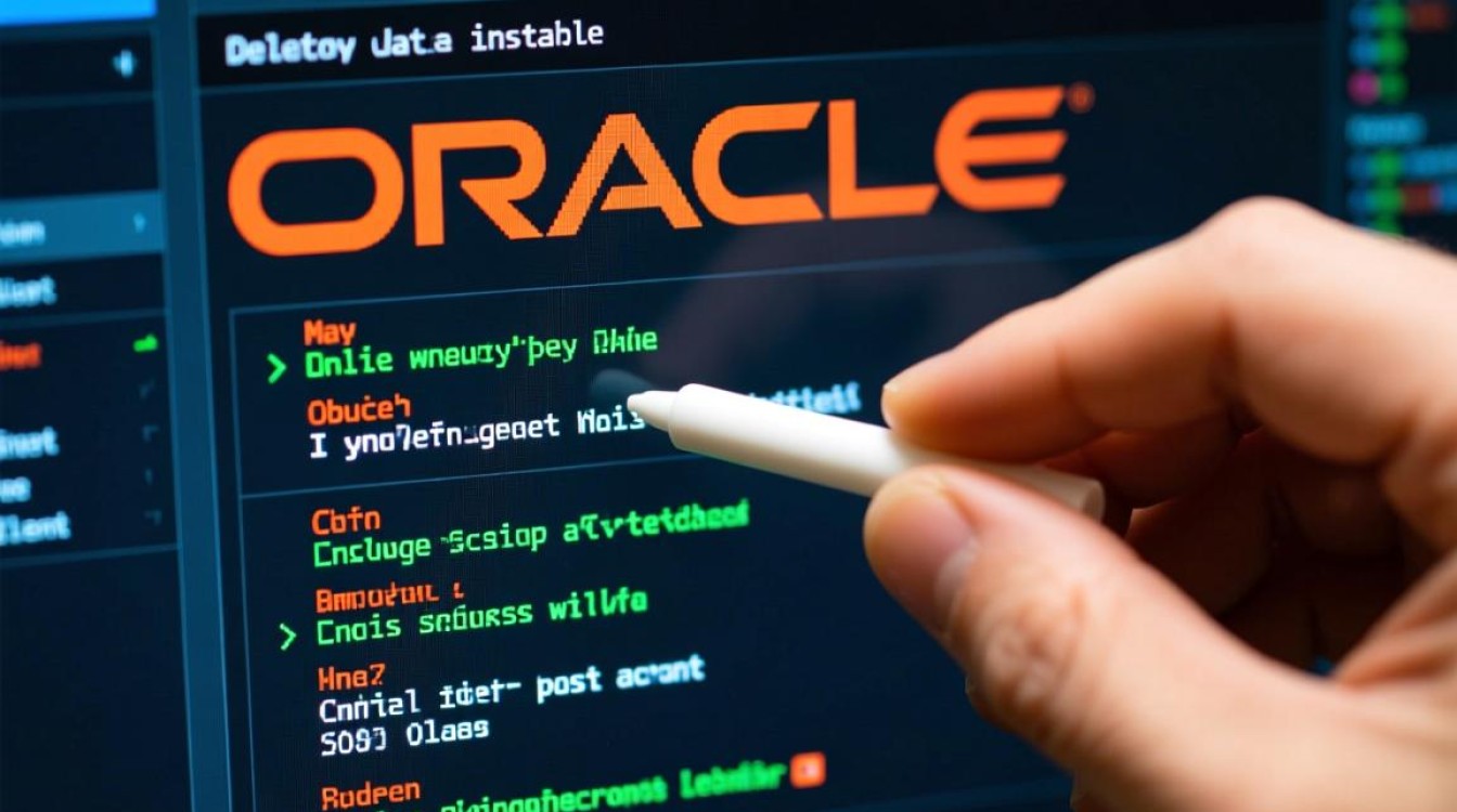 linux oracle 实例删除