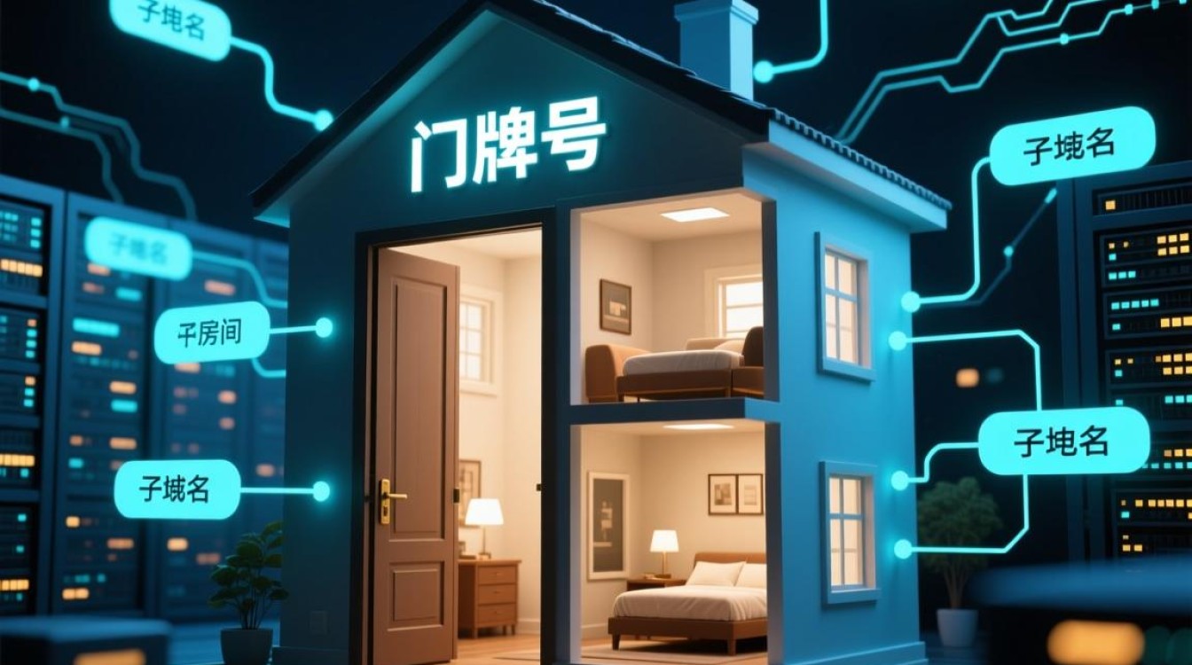 网站域名的子域名怎么看