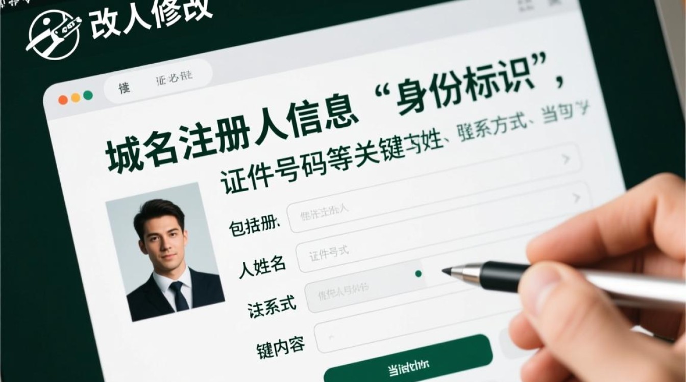 景安域名注册人修改详细操作步骤是怎样的？个人和企业所需材料有何区别？