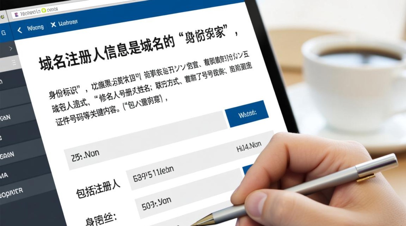 景安域名注册人修改详细操作步骤是怎样的？个人和企业所需材料有何区别？