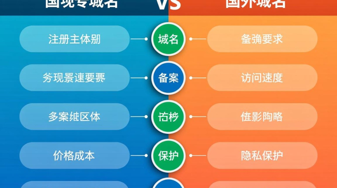 国内域名跟国外域名区别 国内域名跟国外域名区别