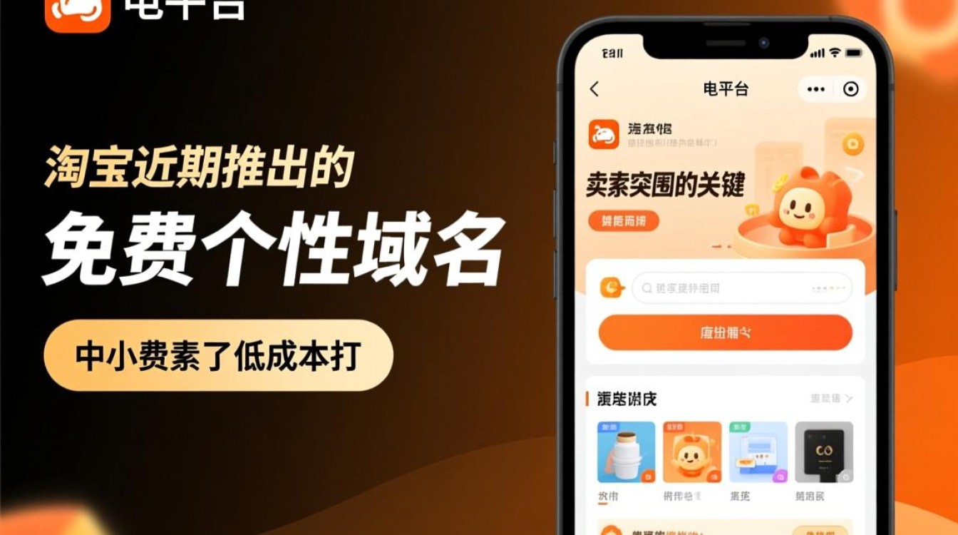 淘宝免费拥有个性域名