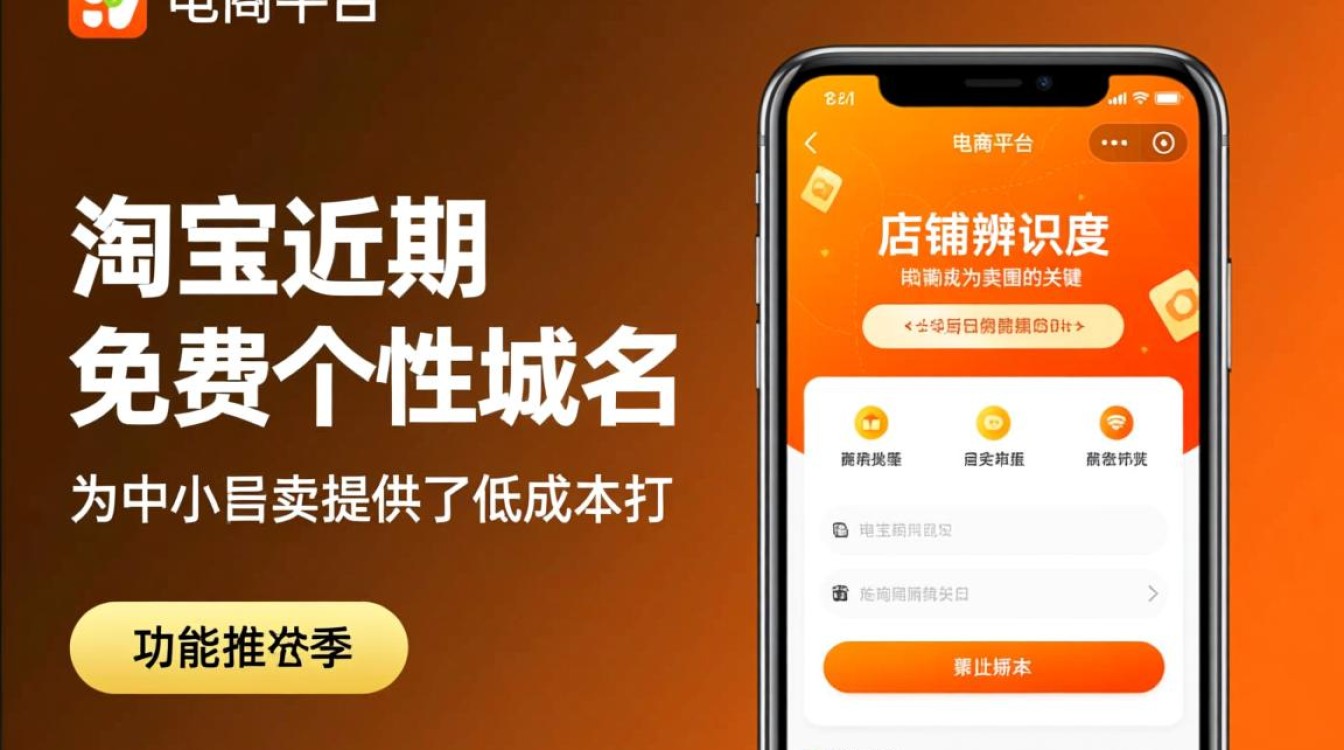 淘宝免费拥有个性域名