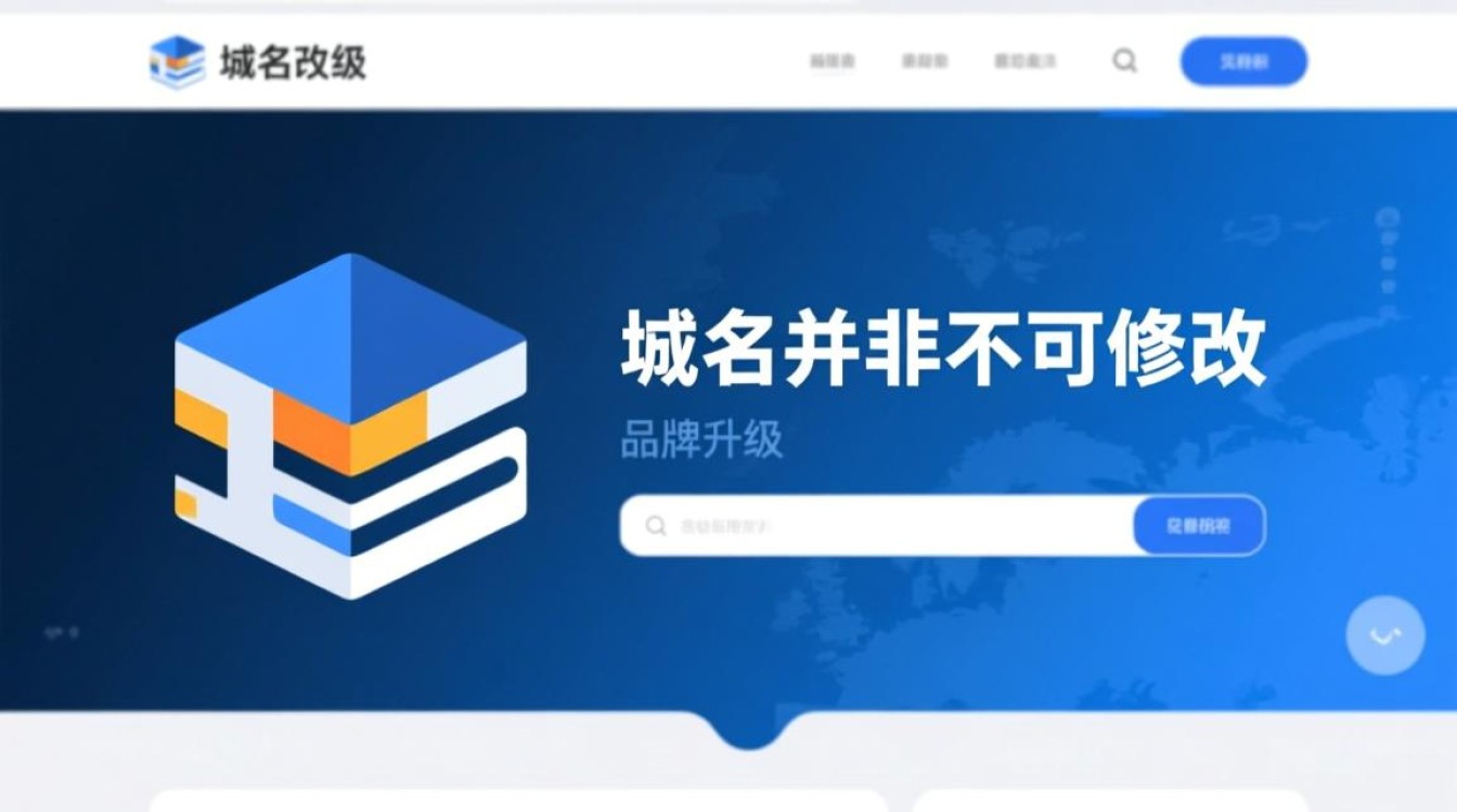 网站域名能改吗