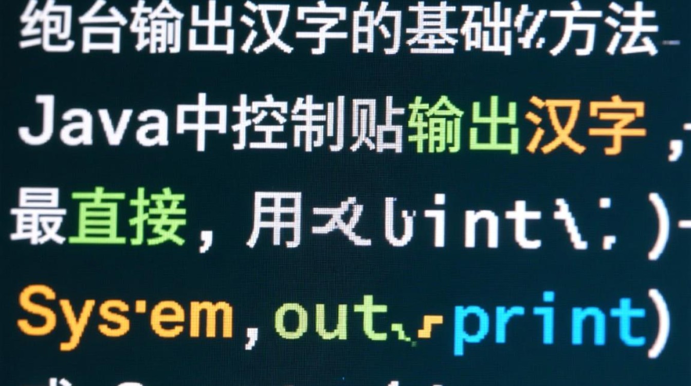 java怎么输出汉子