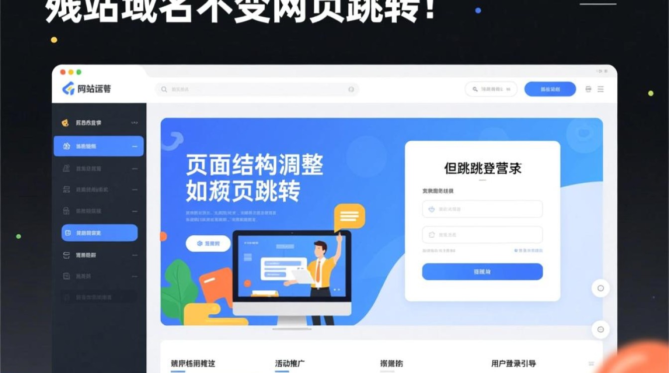 网页跳转代码如何实现跳转后域名保持不变？