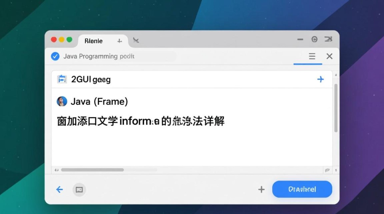 Java窗口中如何高效添加和显示文字信息的方法有哪些?-好主机测评网