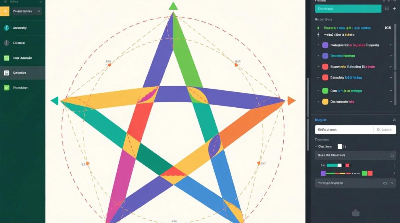 Java中如何使用双重循环绘制一个完美的五角星图案？