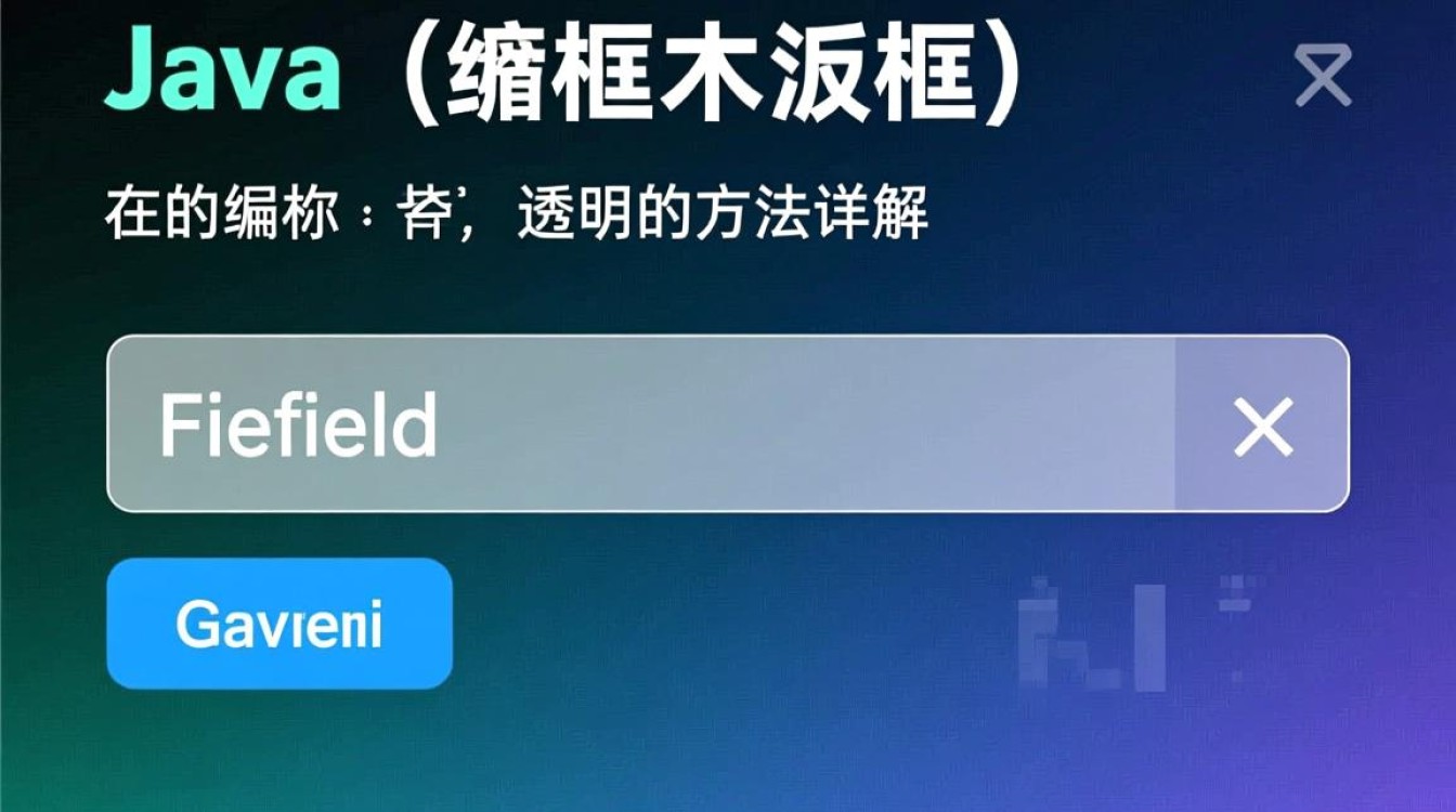 Java实现文本框透明化操作有哪些具体方法？