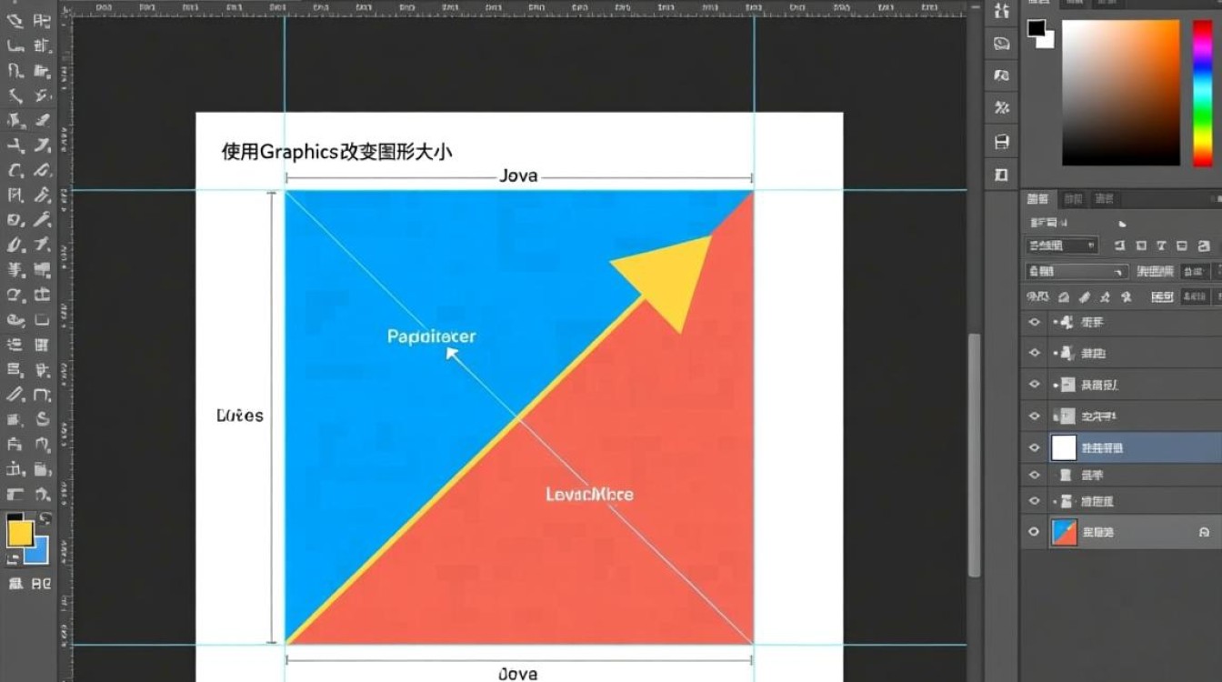 Java中如何调整图形尺寸，实现精确的缩放操作？