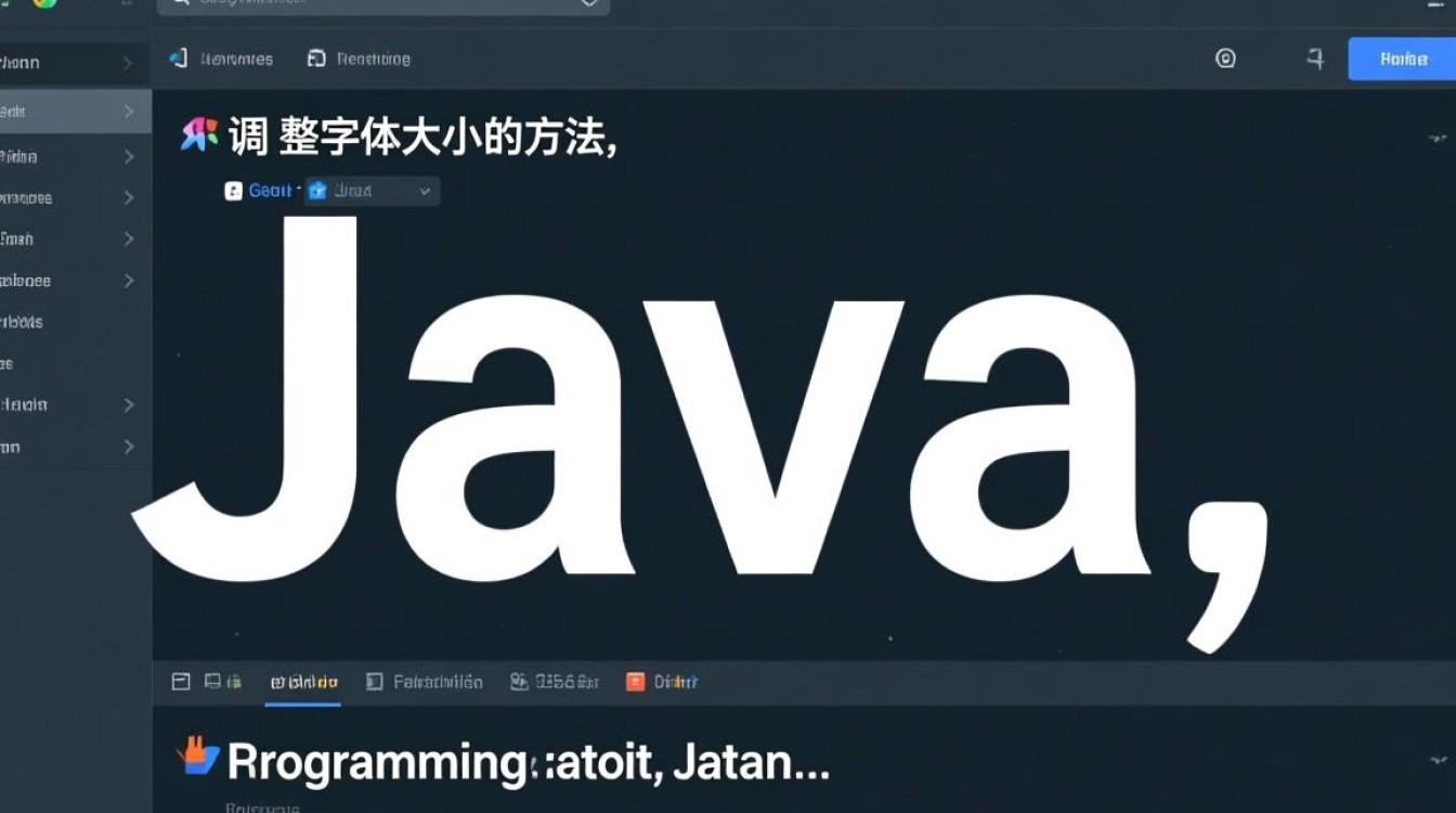 Java中如何有效调整和增大字体大小?方法及技巧详解? Java中如何有效调整和增大字体大小?方法及技巧详解?
