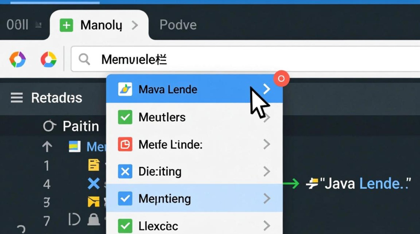 Java中创建菜单栏的具体步骤和方法是什么？