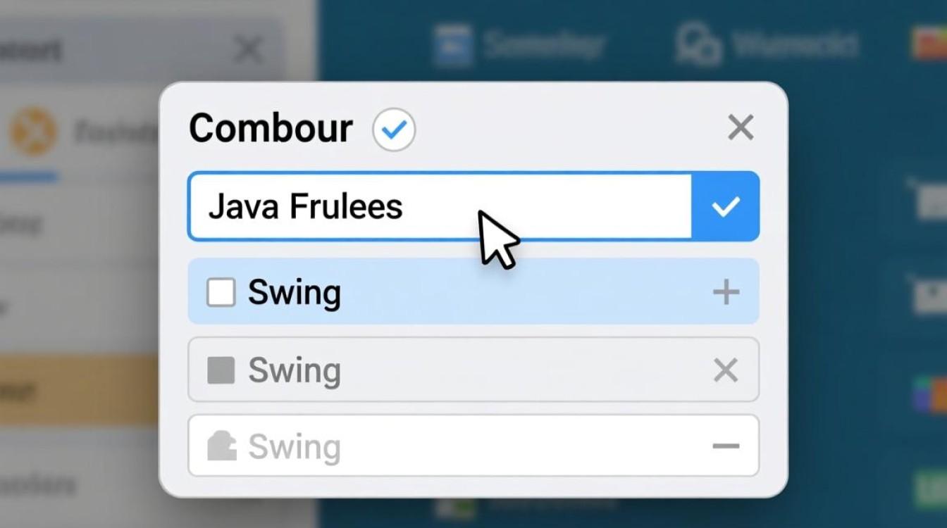 Java组合框（ComboBox）如何实现和响应事件处理机制？
