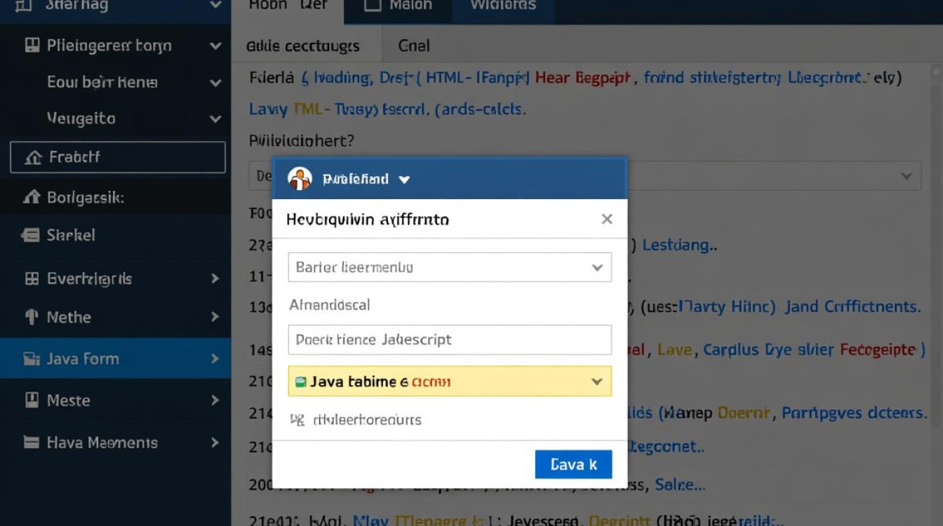 Java表单下拉菜单编写方法详解，有哪些常见技巧和注意事项？