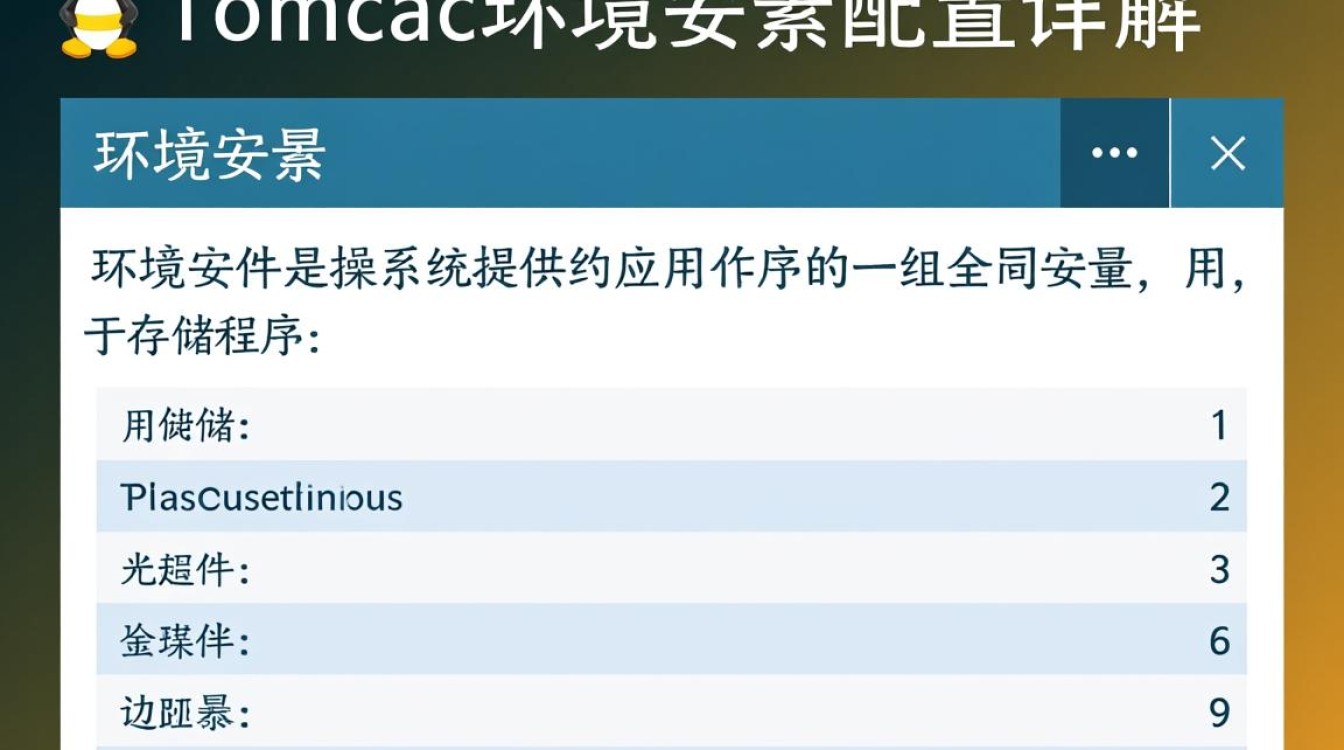Linux下Tomcat环境变量配置是否正确？如何优化配置以提高性能？