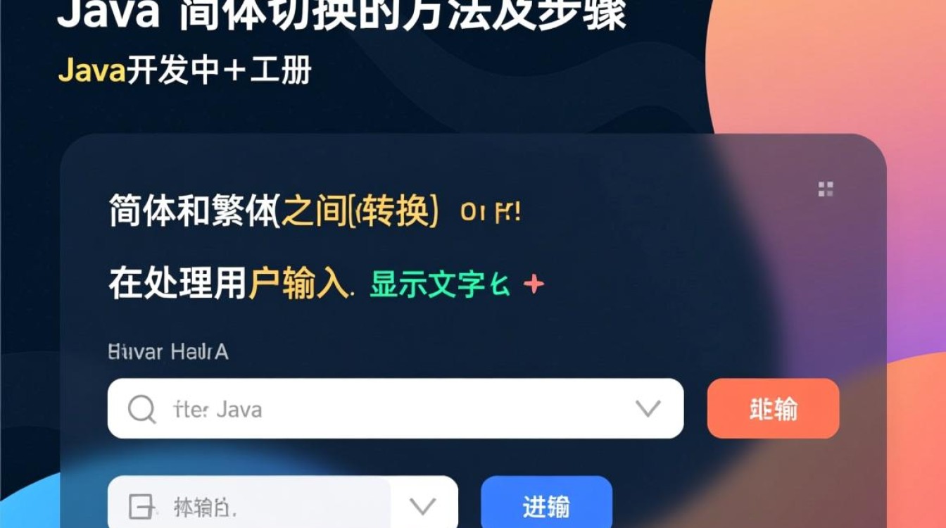 Java实现简体繁体切换的关键步骤与技巧是什么? Java实现简体繁体切换的关键步骤与技巧是什么?
