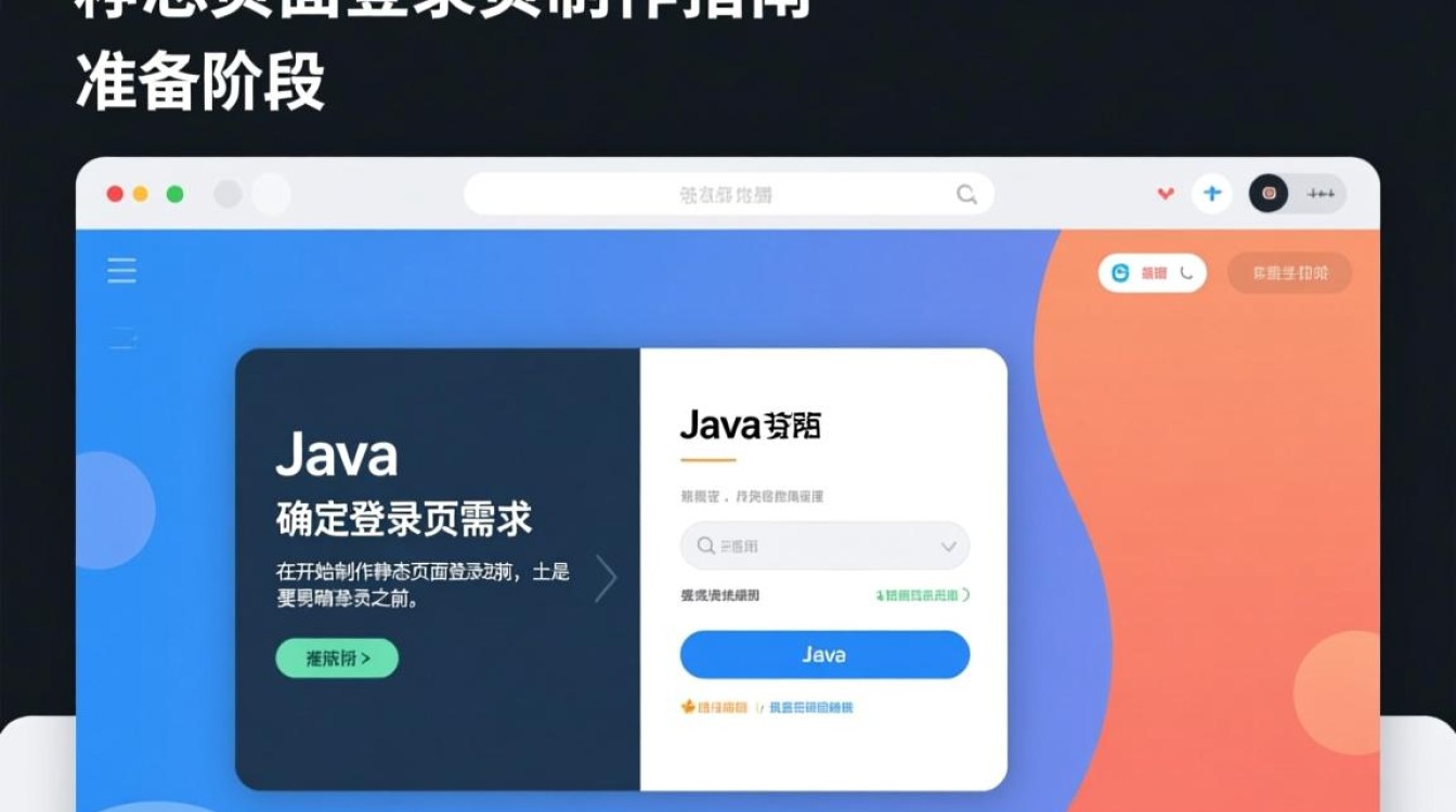 Java静态页面登录页实现步骤及方法详解？如何制作一个基础的Java静态登录页面？